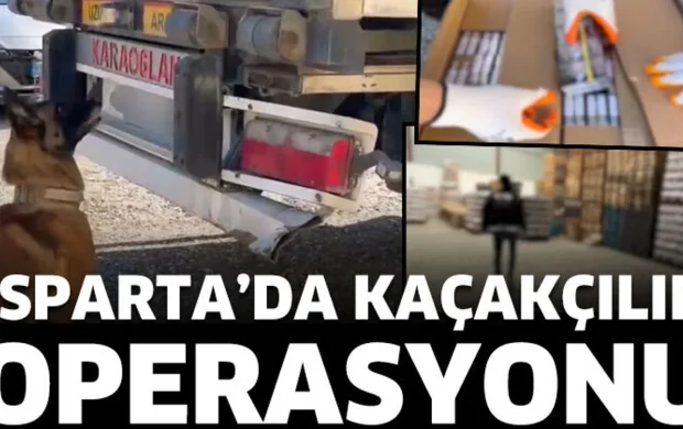 Isparta'da kaçakçılık operasyonu