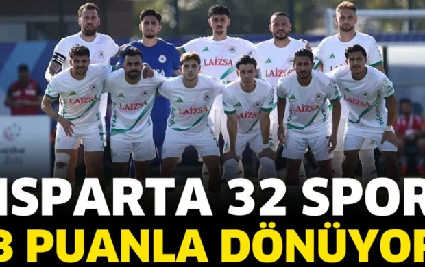 Isparta 3 puanla dönüyor