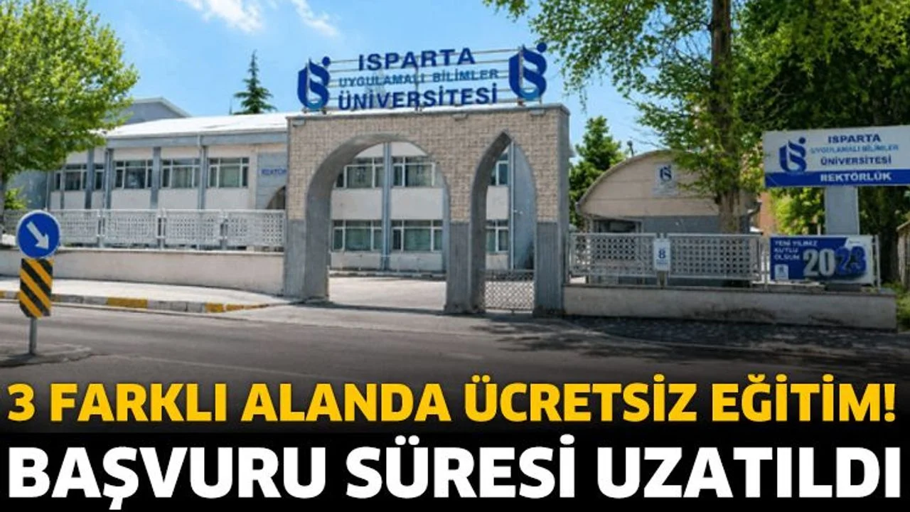 3 Farklı Alanda Ücretsiz Eğitim! Başvuru süresi uzatıldı