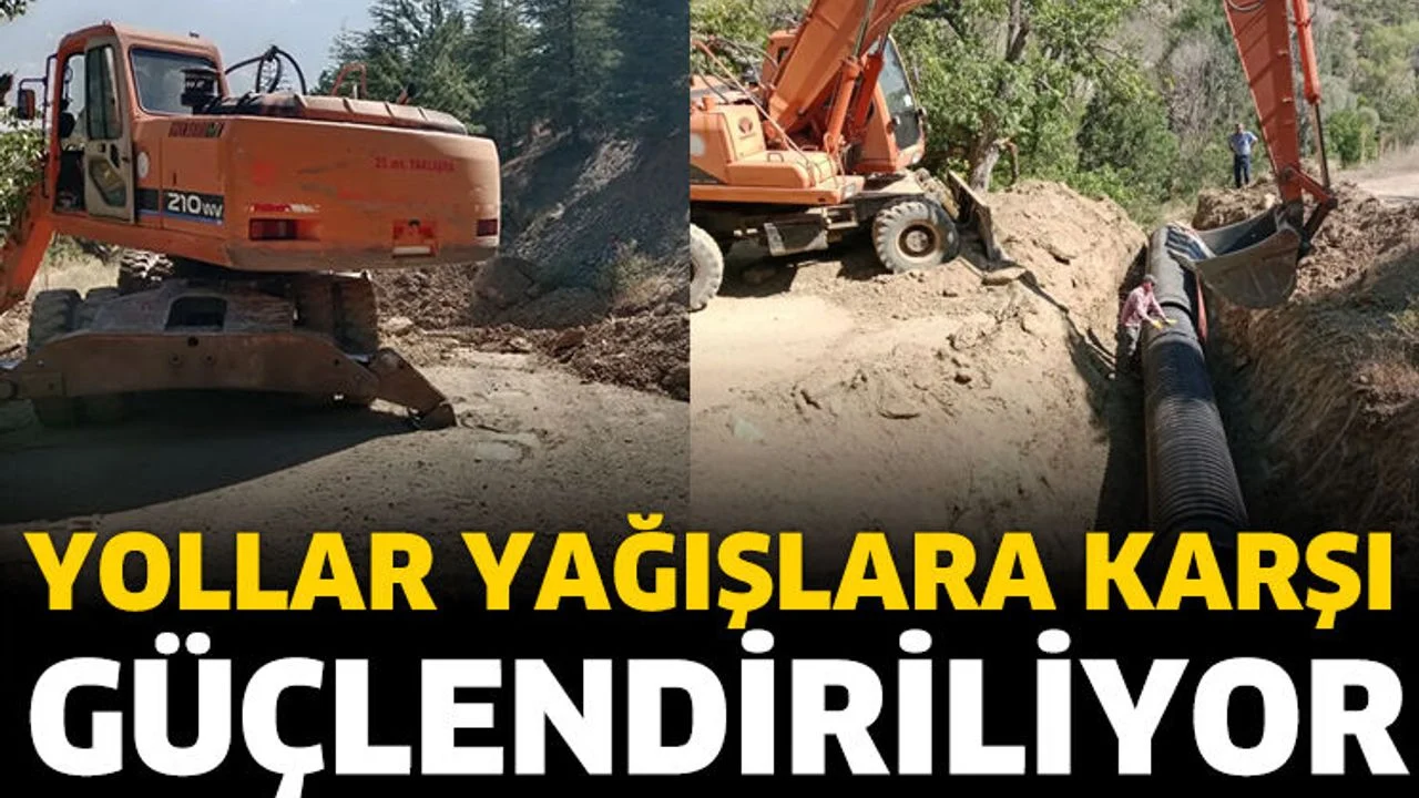 Isparta’da kırsal yollar için altyapı seferberliği