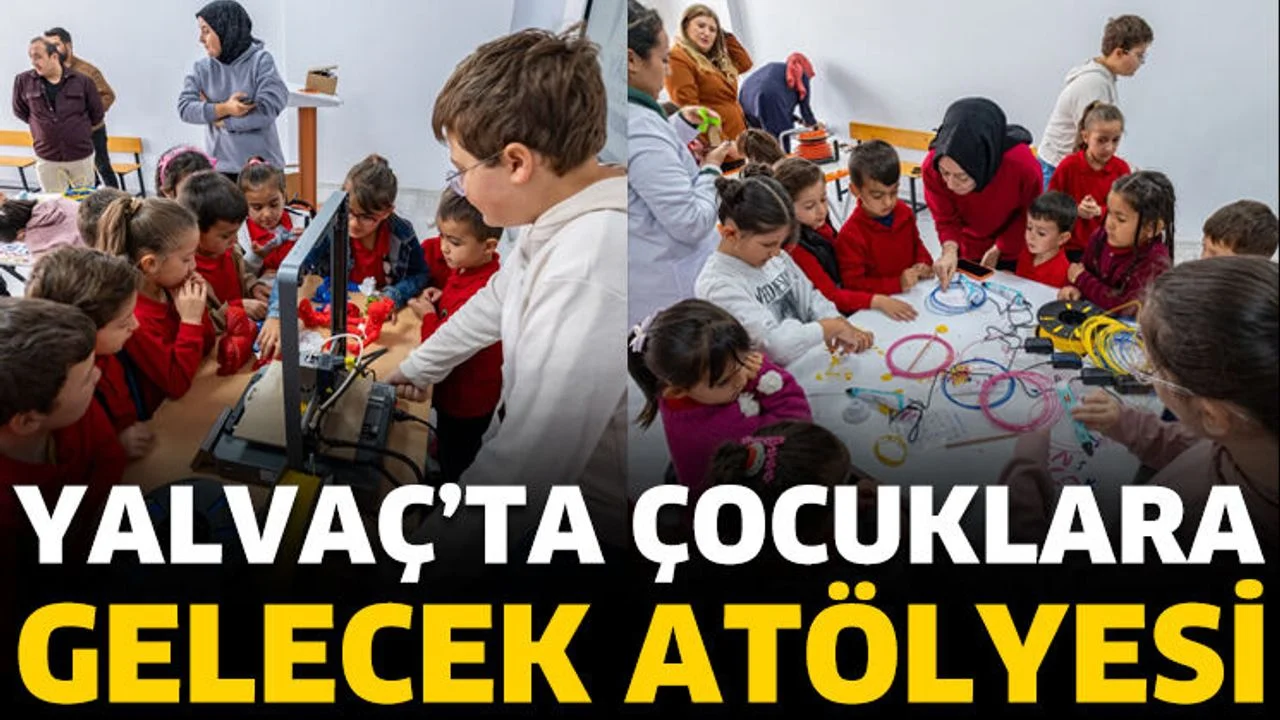 Yalvaç’ta çocuklar teknolojiyle buluşuyor