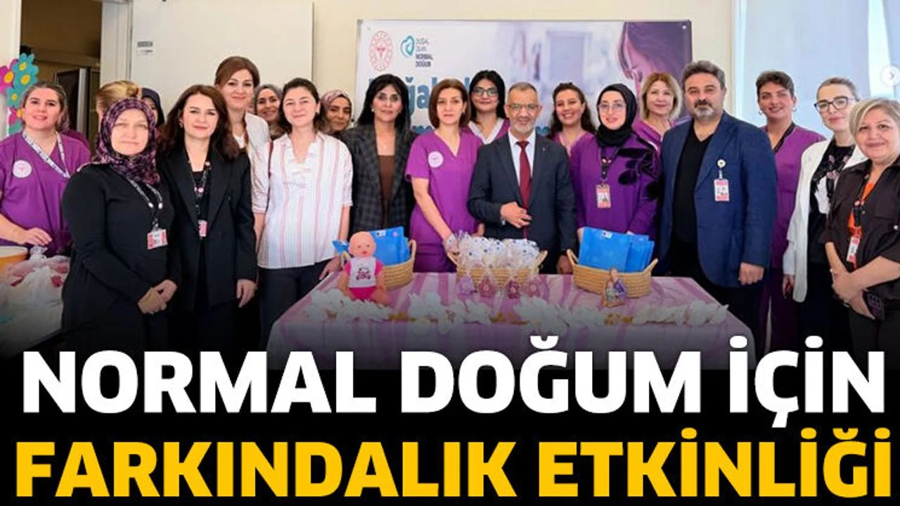 Normal doğum için farkındalık etkinliği