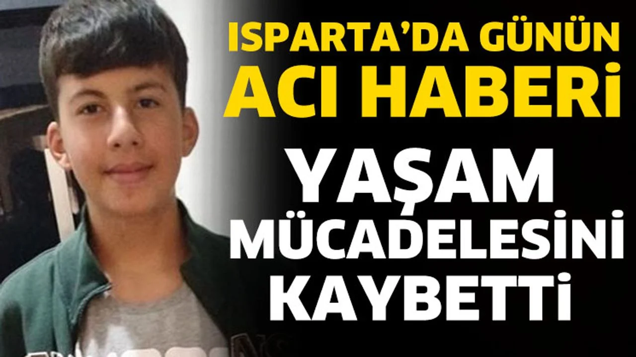 13 Yaşındaki Ömer Salih Uyar'dan acı haber