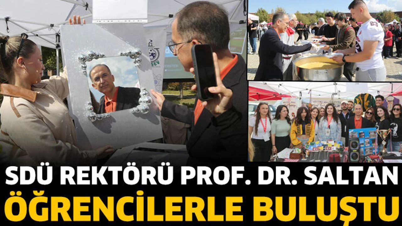 Rektör Saltan Öğrencilerle Buluştu
