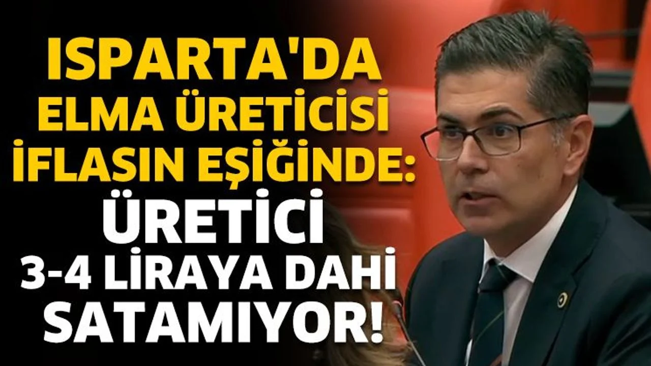 Isparta'da Elma Üreticisi İflasın Eşiğinde