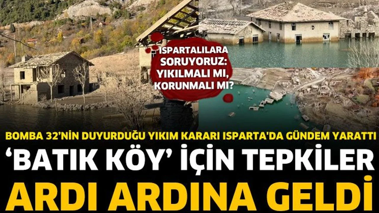 ‘Batık Köy’ için Tepkiler Ardı Ardına Geldi