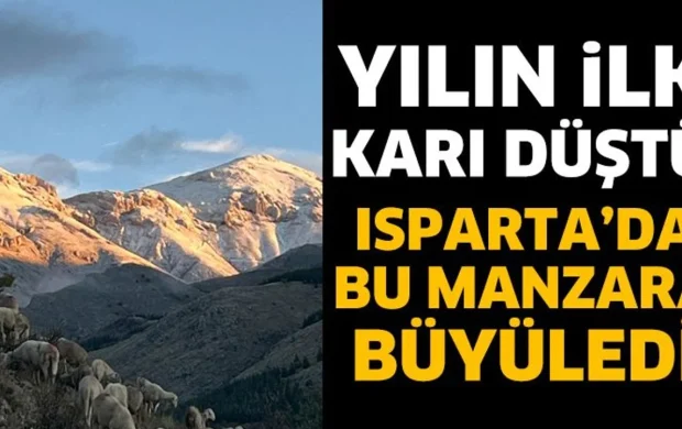 Yılın ilk karı düştü