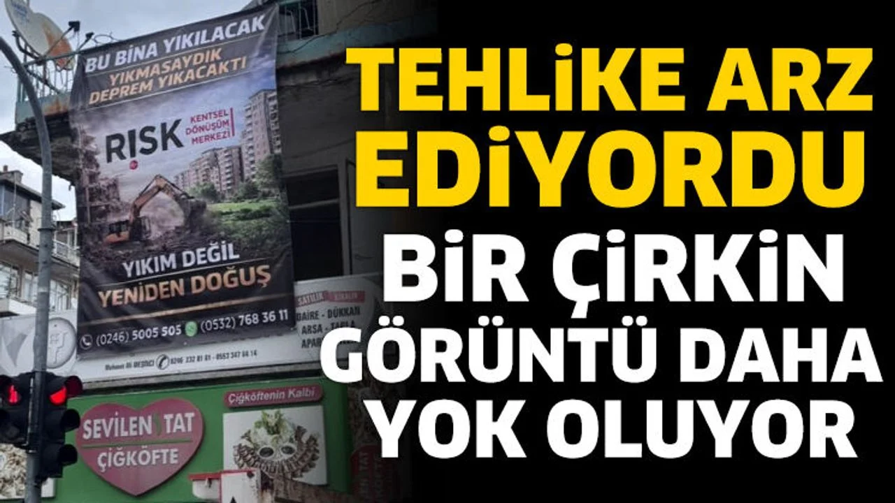Bir çirkin görüntü daha yok oluyor