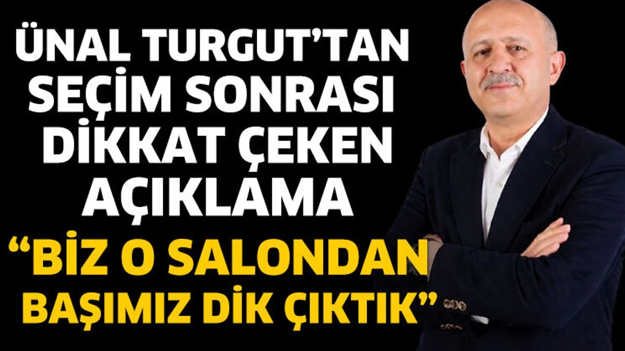 ITSO Başkan Adayı Turgut’tan Seçim Sonrası Dikkat Çeken Açıklama