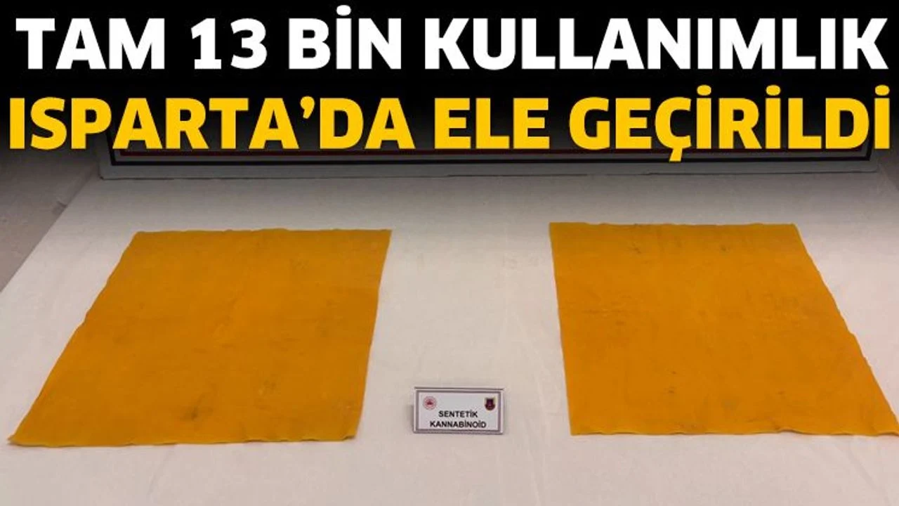 Isparta’da Uyuşturucu Operasyonu: 1 Tutuklama