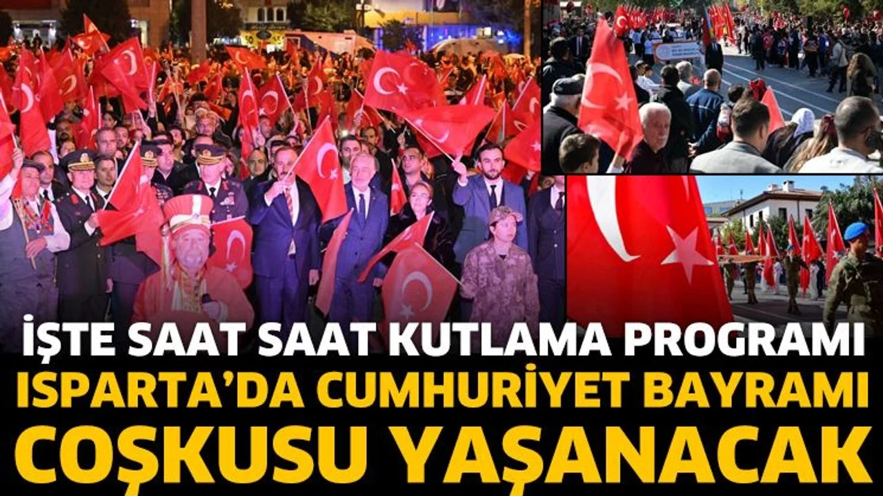 Isparta, Cumhuriyet Bayramı'nı coşkuyla kutlayacak