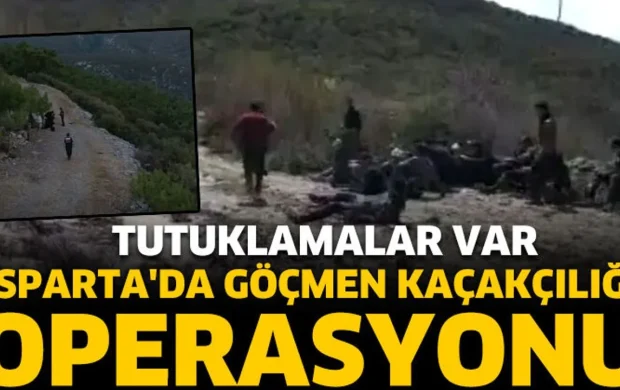 Isparta'da  göçmen kaçakçılığı operasyonu