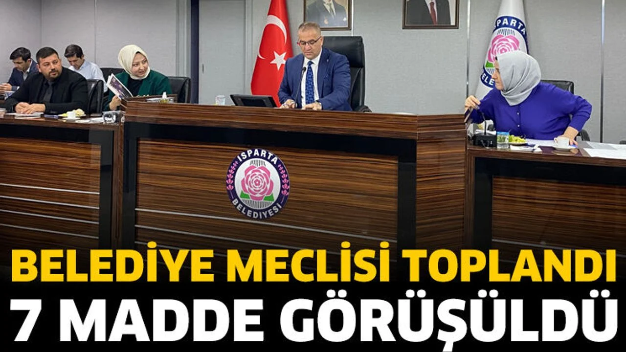 Belediye Meclisi Toplandı