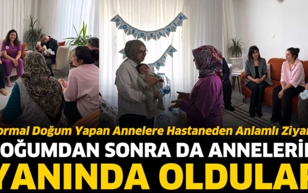 Doğumdan sonra da annelerin yanında oldular