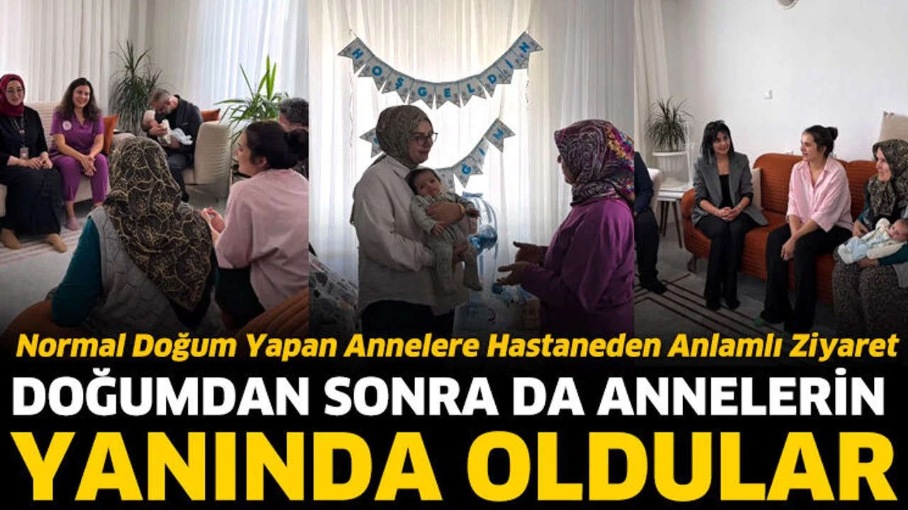 Doğumdan sonra da annelerin yanında oldular