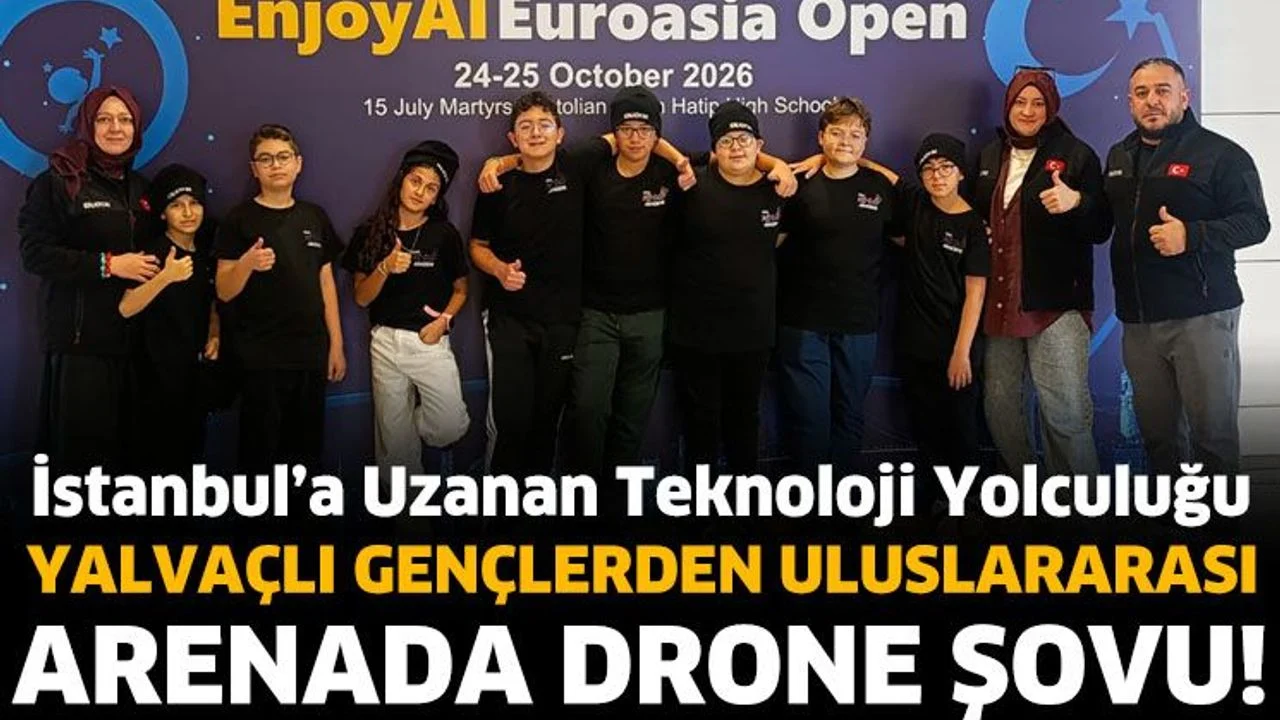 Isparta'nın Drone Futbol Takımı Uluslararası Arenada