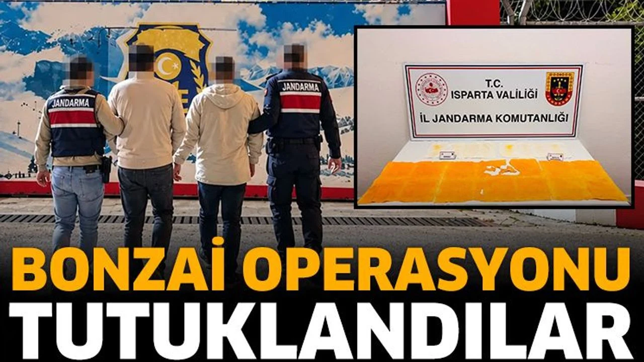 Isparta'da bonzai operasyonu