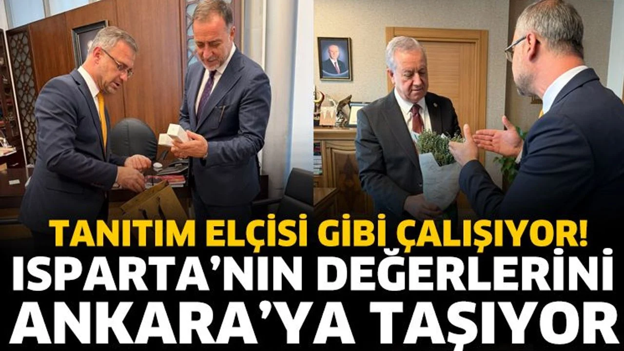 Isparta’nın Değerlerini Ankara’ya Taşıyor