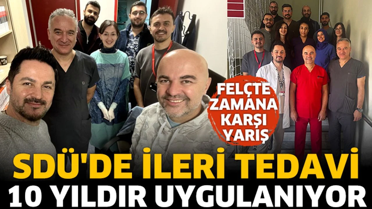 SDÜ Hastanesi'nden İnmeye Karşı 10 Yıllık Mücadele: 'Zaman Beyindir'