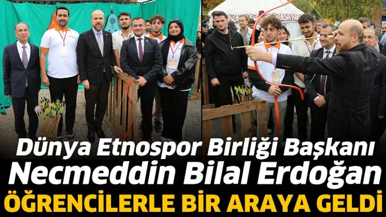 Necmeddin Bilal Erdoğan Öğrencilerle Bir Araya Geldi