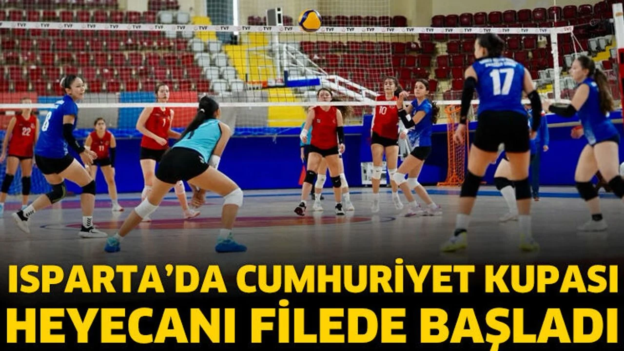 Isparta’da Cumhuriyet Kupası Heyecanı Filede Başladı