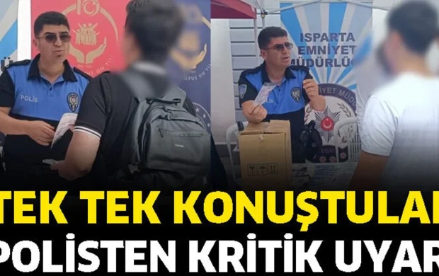 Isparta Polisinden Öğrenci ve Velilere Kritik Uyarılar