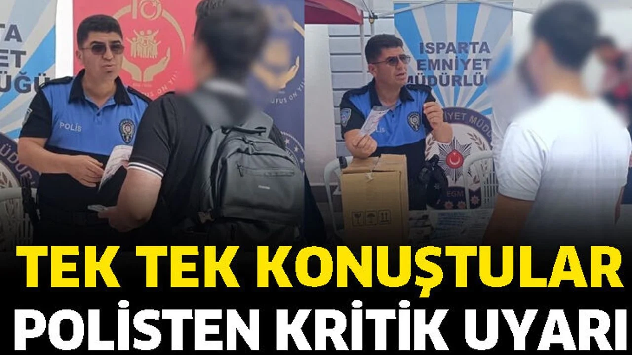 Isparta Polisinden Öğrenci ve Velilere Kritik Uyarılar