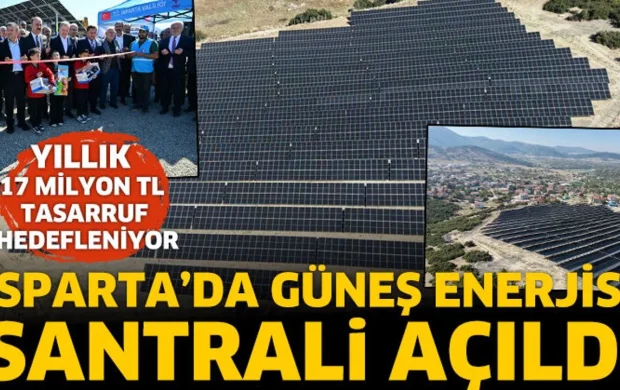 ISPARTA’DA GÜNEŞ ENERJİSİ SANTRALİ AÇILDI