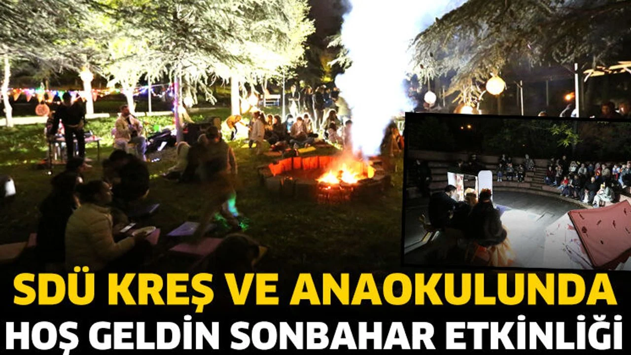 SDÜ Kreş ve Anaokulunda “Hoş Geldin Sonbahar” Etkinliği