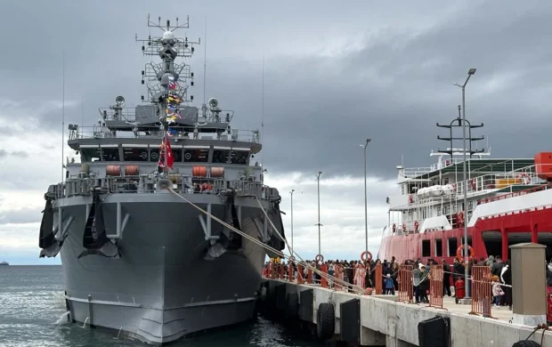 TCG Işın arama kurtarma gemisi Tekirdağ'da ziyarete açıldı