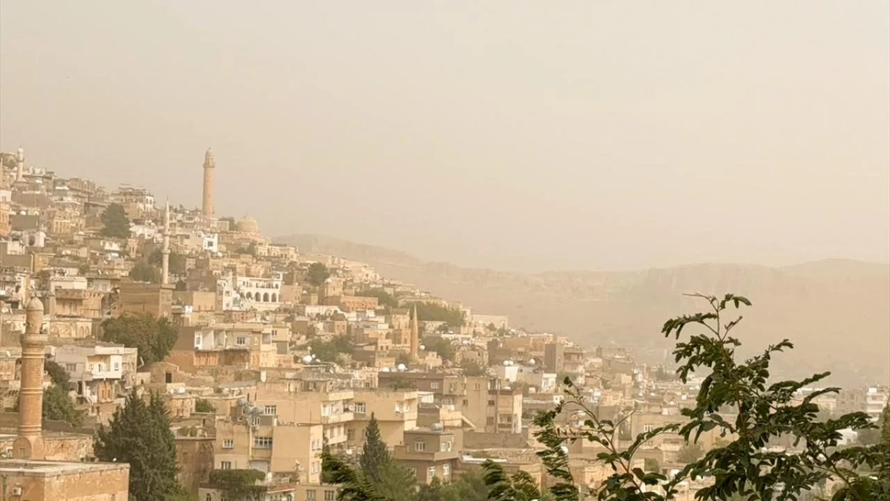 Mardin ve Şanlıurfa'da toz taşınımı etkili oldu