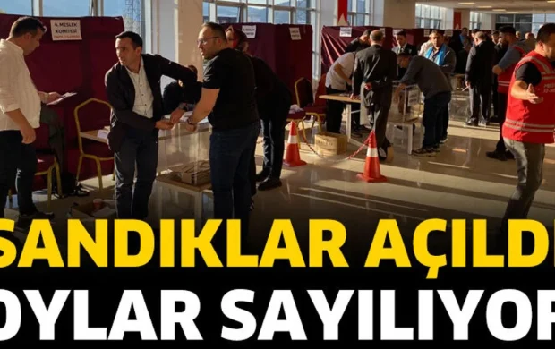 ITSO’DA SANDIKLAR AÇILDI, OY SAYIMI BAŞLADI