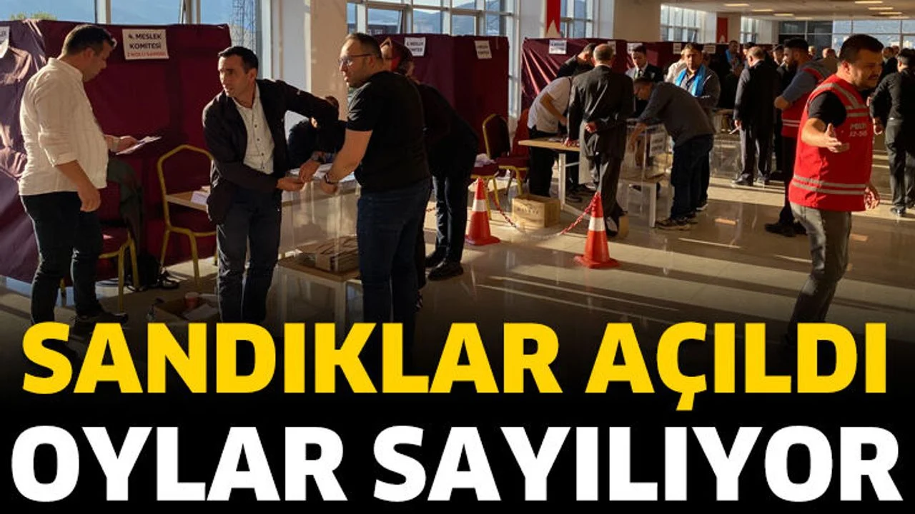 ITSO’DA SANDIKLAR AÇILDI, OY SAYIMI BAŞLADI