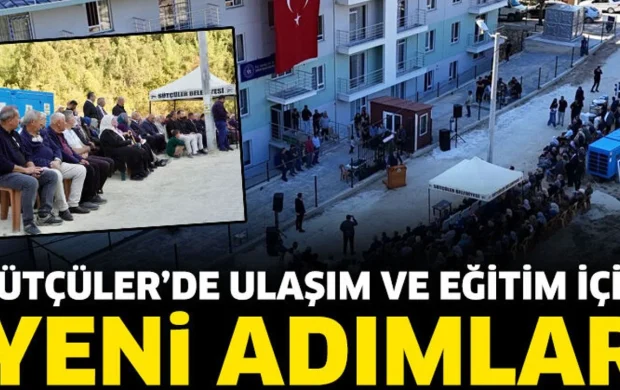 SÜTÇÜLER’DE ULAŞIM VE EĞİTİM İÇİN YENİ ADIMLAR
