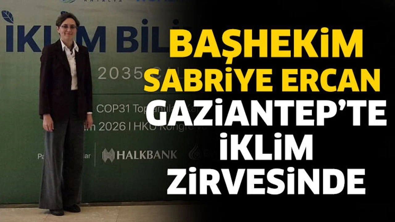 SDÜ’lü Prof. Dr. Ercan, Gaziantep’te iklim çalıştayına katıldı