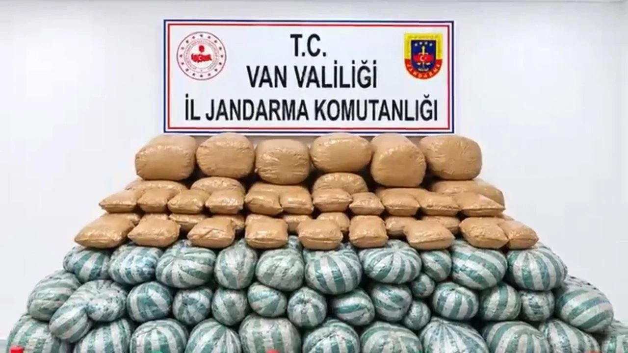 Van'da 517 kilogram uyuşturucu ele geçirildi