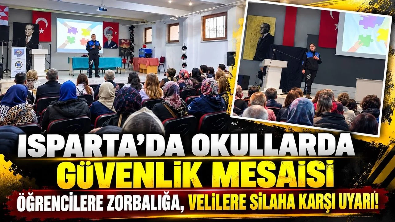 Isparta Polisinden Öğrenci ve Velilere Hayati Uyarılar