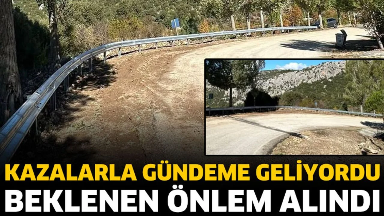 Kazaların Yaşandığı Rampaya Bariyer